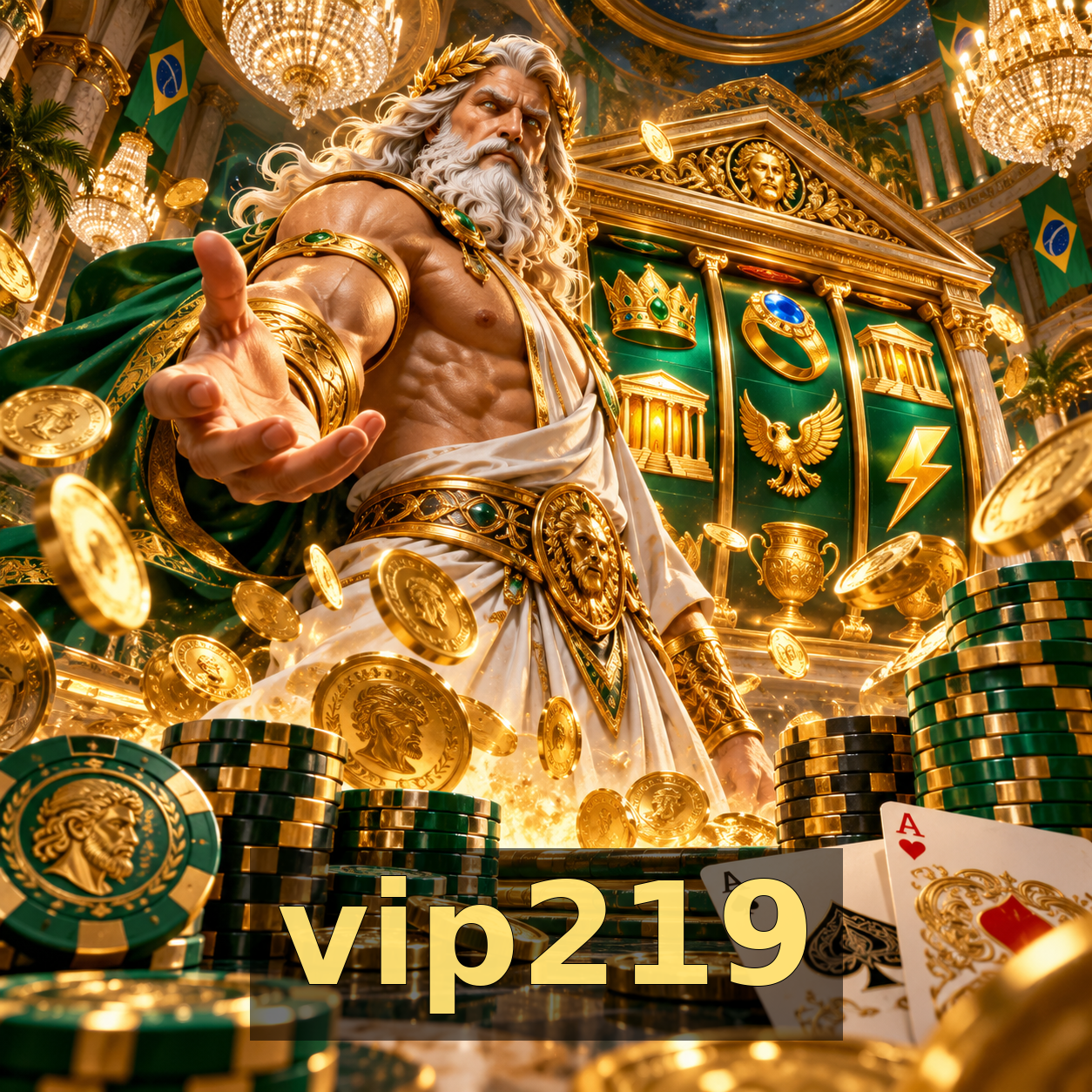 Variedade de jogos disponíveis na plataforma vip219